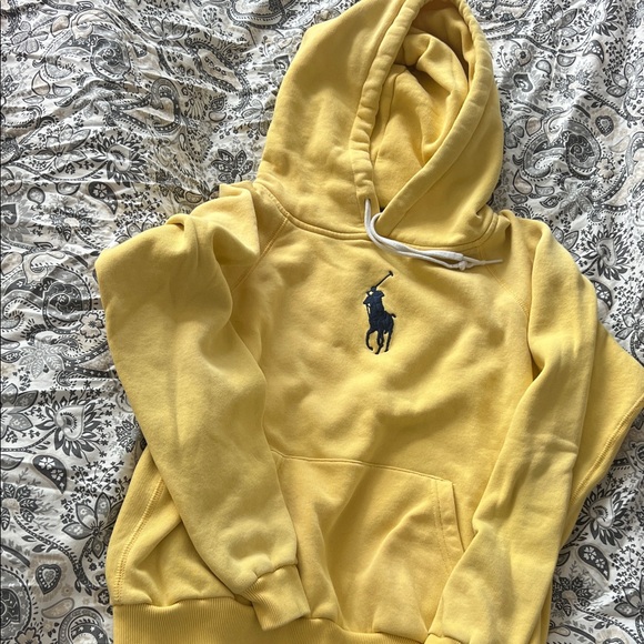 Ralph Lauren Polo Yellow Hoodie - Picture 1 of 3